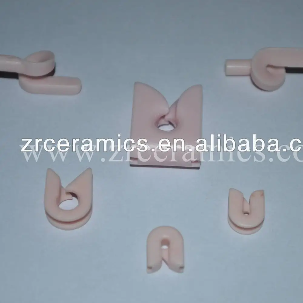 Alumina Ceramic pigtails/wire guides/textile yarn guide/