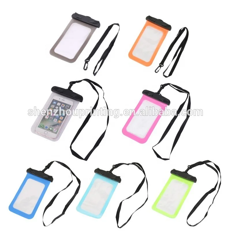 Hot products high quality custom water proof cell phone pouch mobile phone PVC waterproof bag for promotional gift