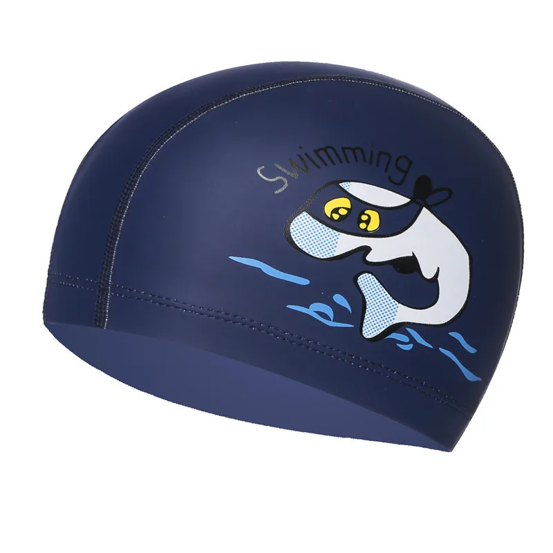 Эластичная Водонепроницаемая шапка для бассейна из полиуретановой ткани с принтом логотипа на заказ