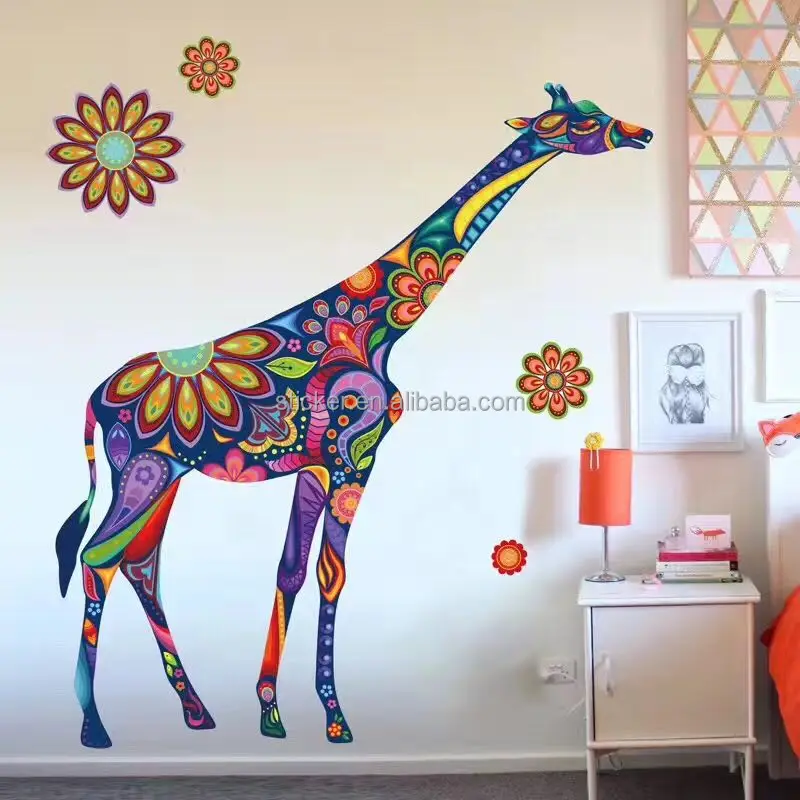 home decoration 3d elk Korea vinyl wall sticker