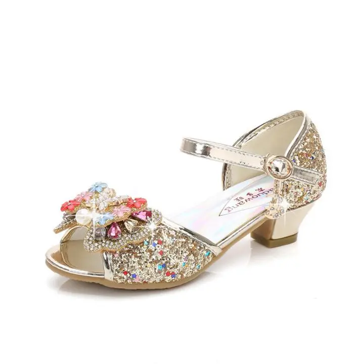 High quality little girl high heels shoes fashion sandal beach sandal At Good Price