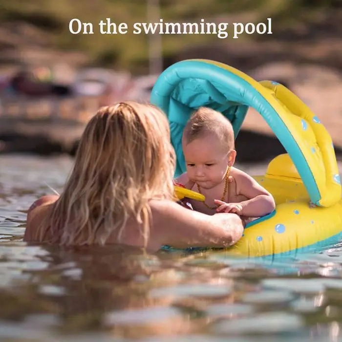 Summer Baby Kid Swimming Ring Inflatable Swim Float Water Fun Pool Toys