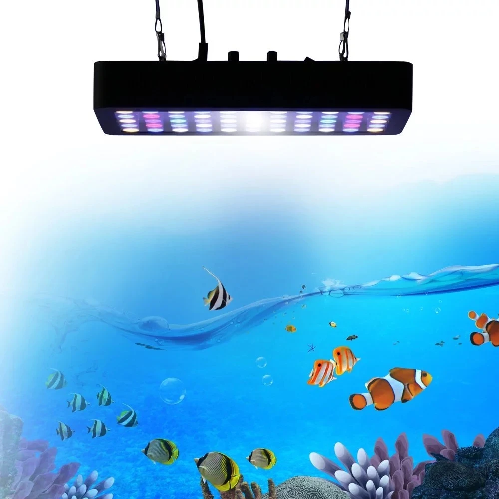 Shenzhen best seller smart wifi control 165w full spectrum lumini aqua led aquarium light aquarium led lighting fish tank