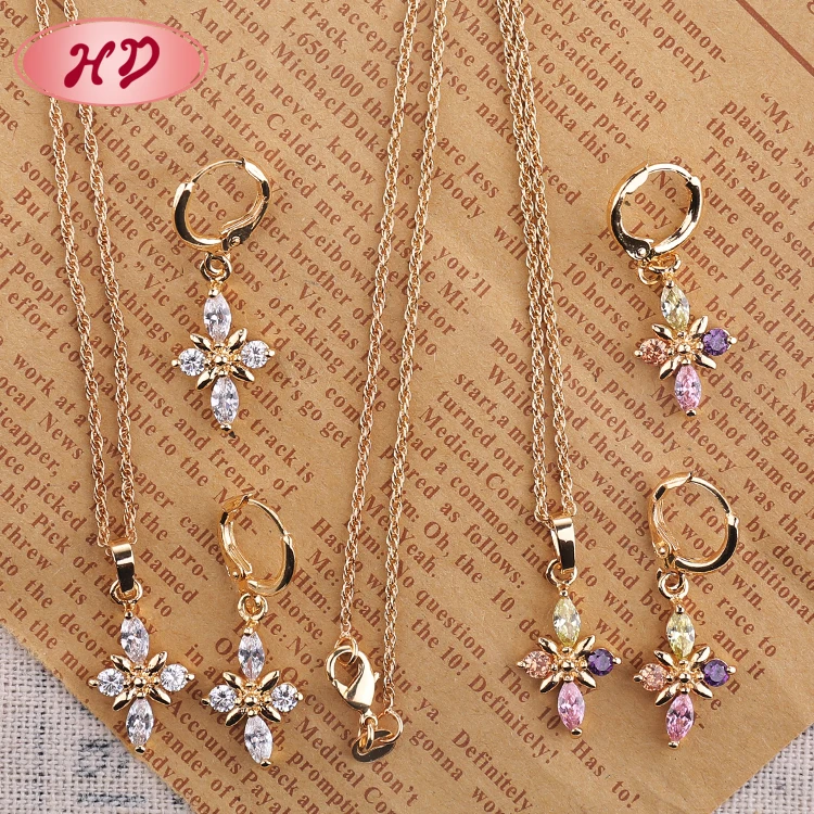 Wholesale Gold Plated Cheap Price Indian Bridal Jewelry Sets