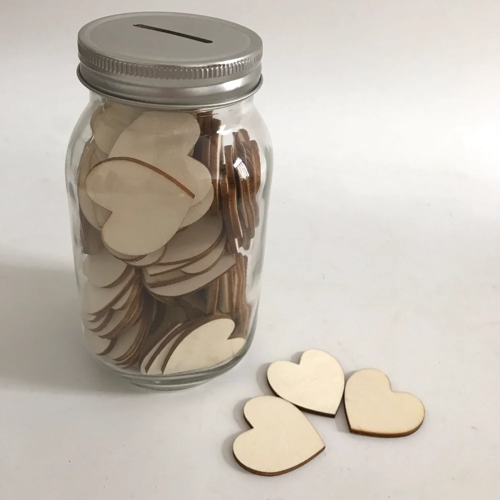 
Wishing Jar in Alternative Wedding Guest Book for favor 