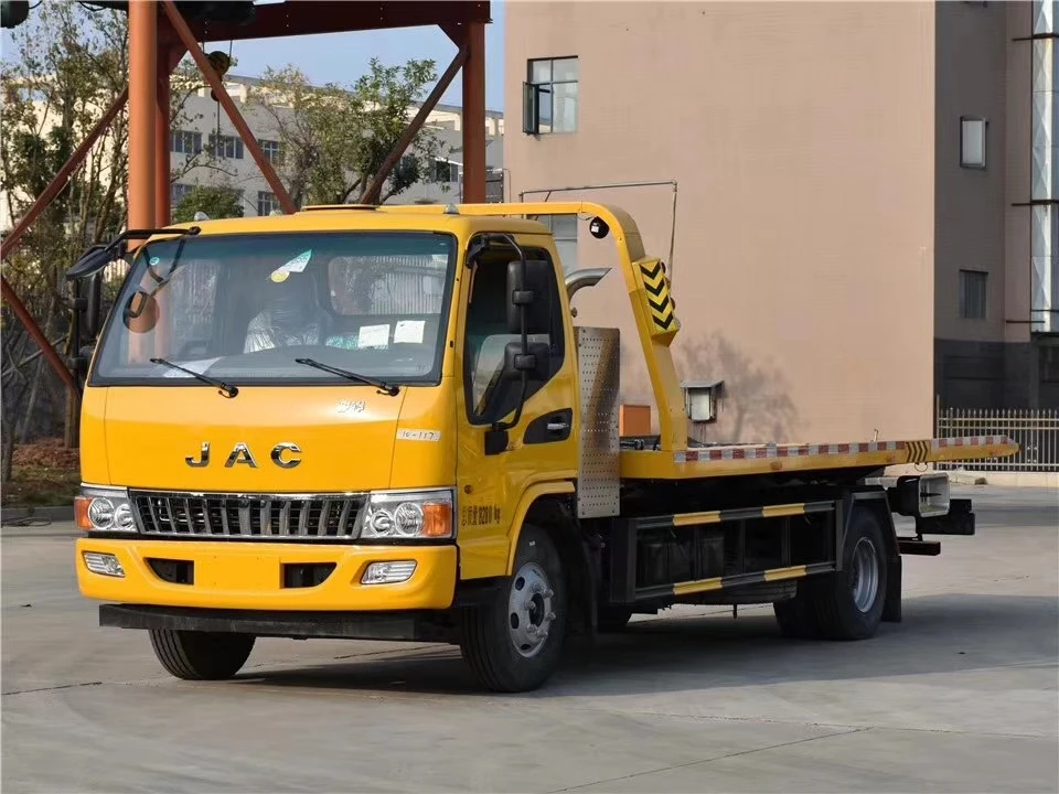 JAC road towing vehicle light duty wrecker towing truck
