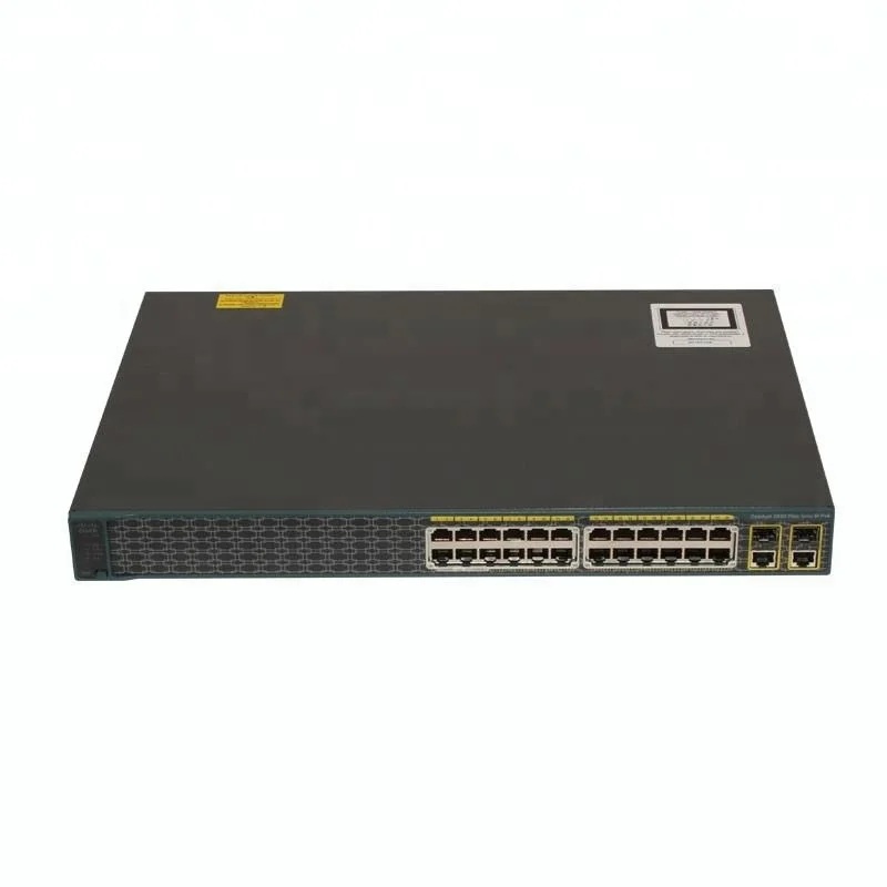 Brand New Cis co 2960 Plus 24 Port PoE 10/100 Network Switch WS-C2960+24PC-S