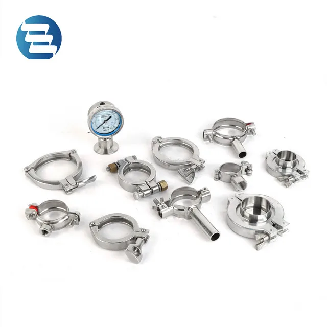 3pcs13MHHM-3P Two Holes Stainless Steel Pipe Clamp