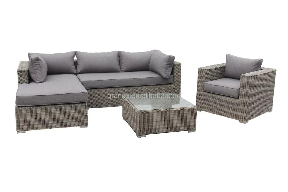 High quality Outdoor Sofa Outdoor Rattan beautiful 5 seater Sofa Set Rattan Furniture