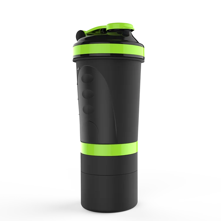 Custom Logo Non-Toxic Gym Sports Drinking Protein Shaker Bottle, Plastic Protein Bottle Shaker