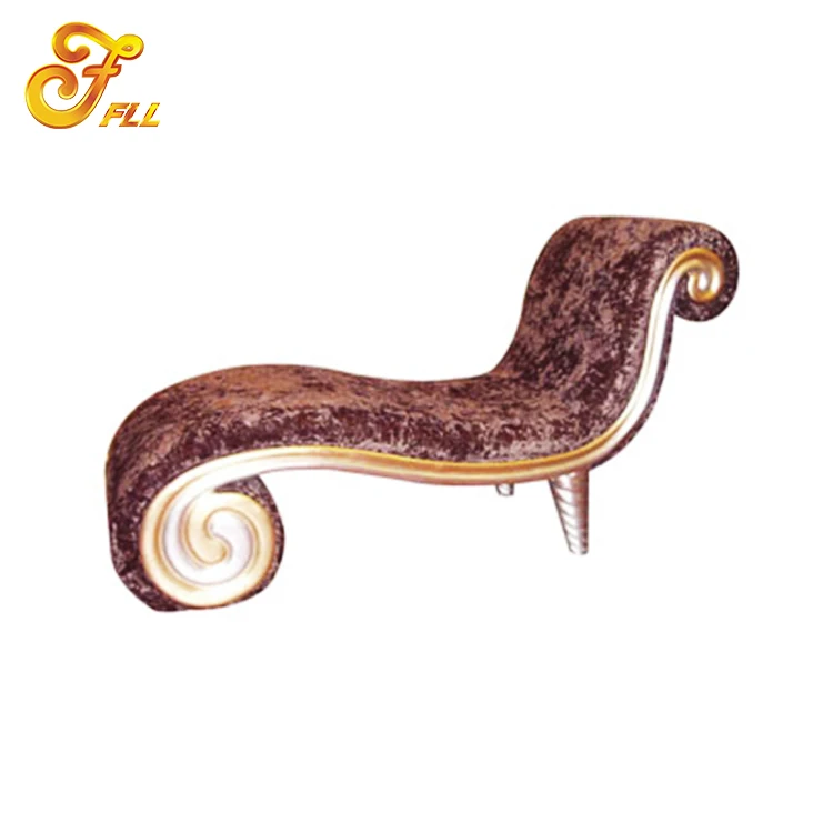 European Style Classic Velvet Chaise Longue