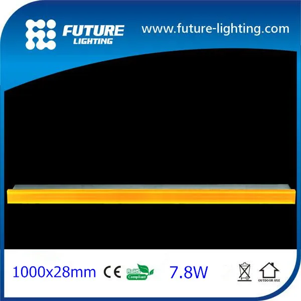 
water detection IP67 1000*28mm led outdoor linear shape light up floor tiles inground tile lighting 