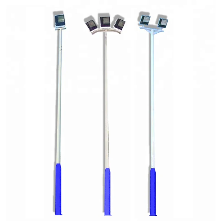 18m,20m,25m,30m,35m Galvanized Steel High Mast Lighting Pole Tower With Raising & Lower System