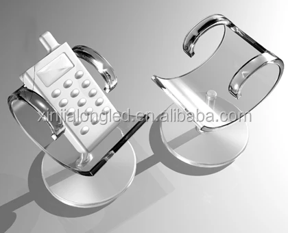Transparent Acrylic Iphone Smart Phone Display Holder Stand