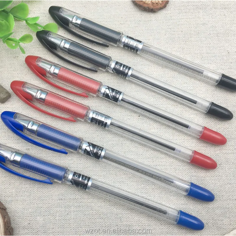 Plastic Cheapest Ball Pen High Quality custom school supply stationery Ball Point Pen Promotional Pen Multicolor OT-317-A