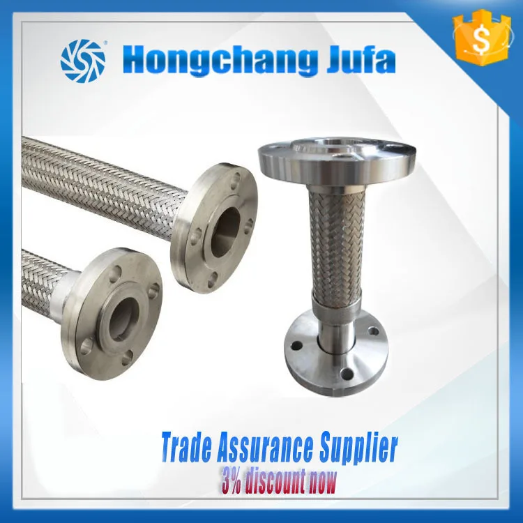 India Stainless steel 316 hose fitting flange connection flexible hose