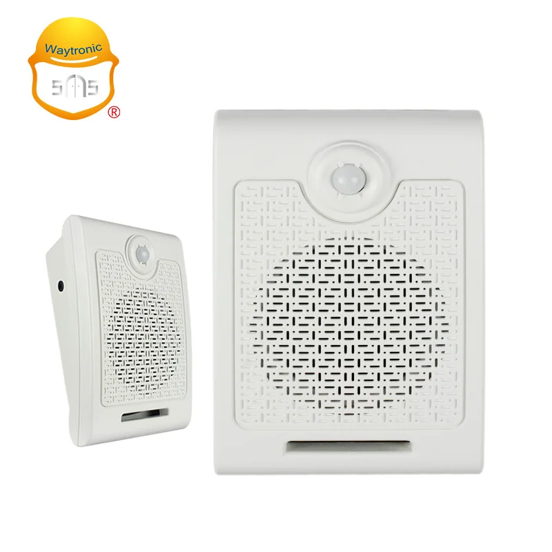 Wall Mount Infrared Human Motion Sensor Activated Voice Alarm