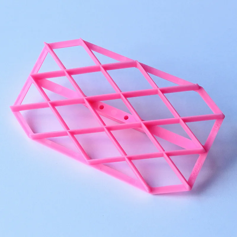 Factory supply useful tools rhombus shape polymer modeling clay molds cookies pattern making unique press