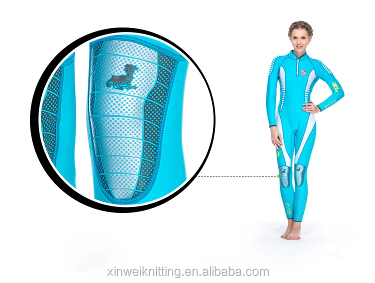 
Buy wholesale 3mm Neoprene high elastic lycra nylon diving wetsuit top for women 