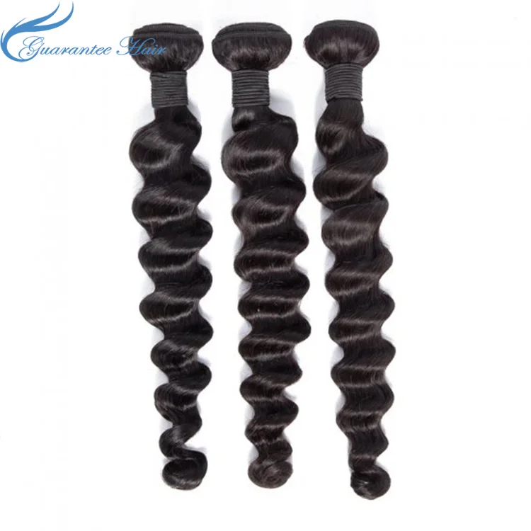 
China Factory Guaranteehair 9A remy grade loose deep wave hair bundles 