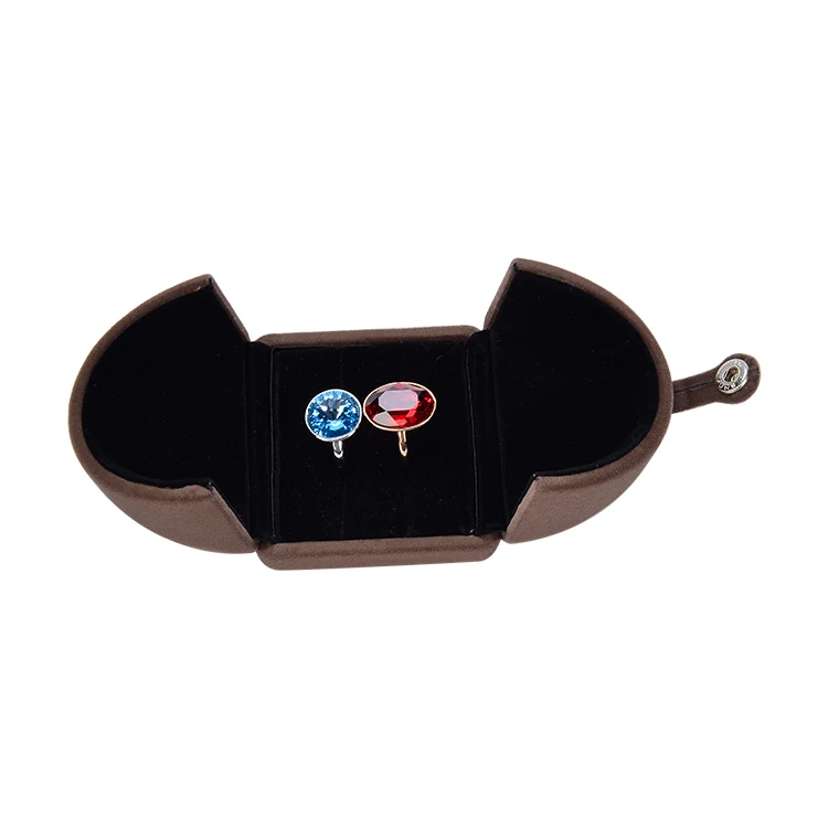 Long Plush Ring Box Velvet Jewelry Packaging Box Hot Selling  case with Logo Custom Necklace Gift Boxes