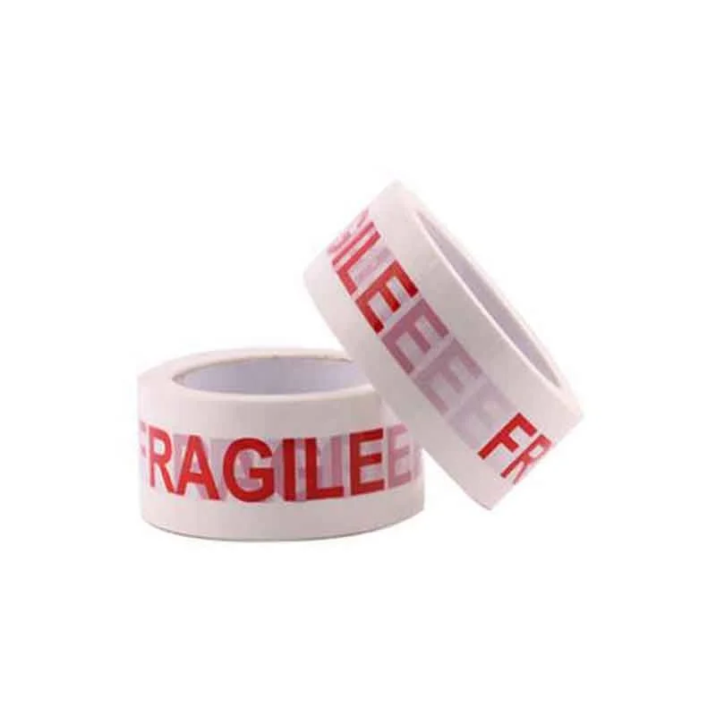 Strong Packing Products Custom Bopp Fragile Tape For Packing And Warning