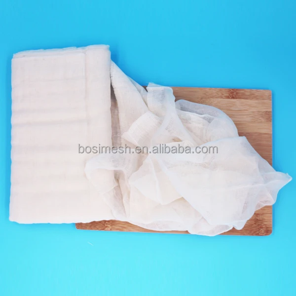 BOSI Reusable 100% Unbleached Cotton Fabric Cheesecloth
