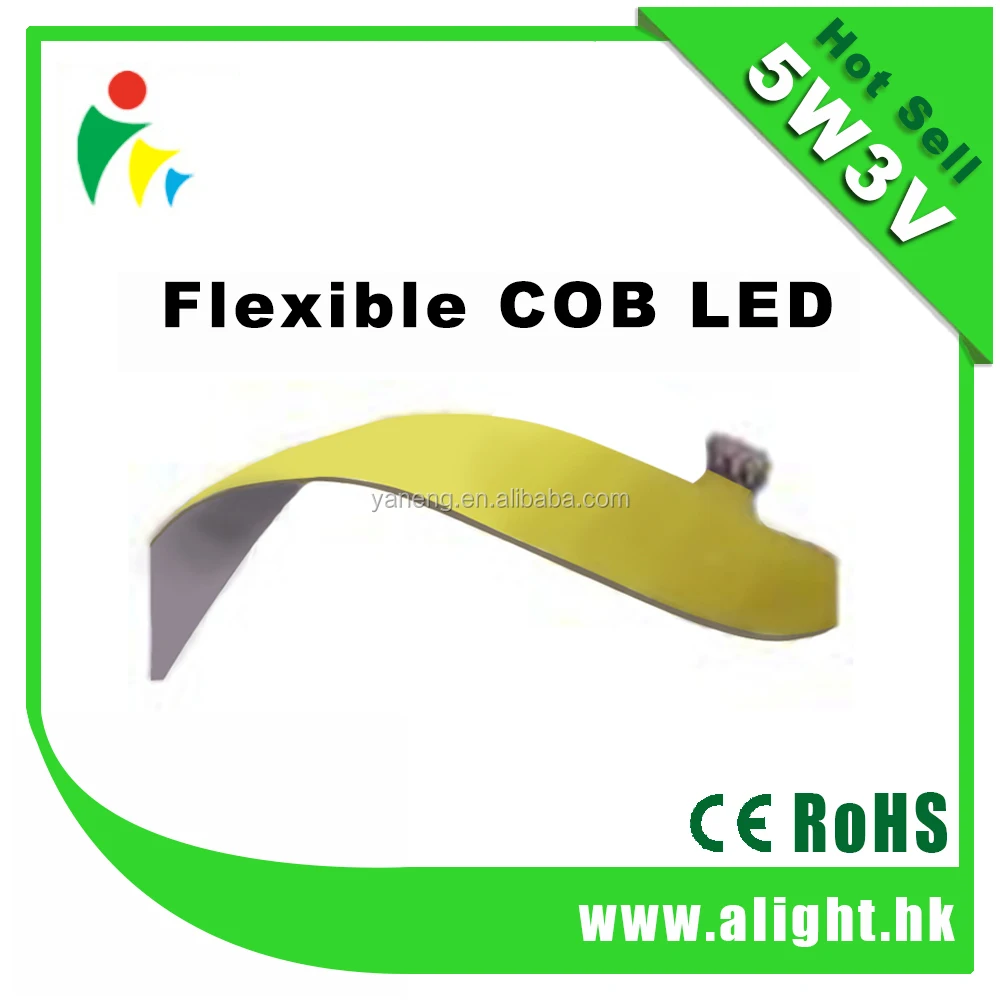 Гибкий COB светодиодные полосы постоянного тока 3 Вт 5 15 16 30 Epistar чип 300 люмен ручка свет
