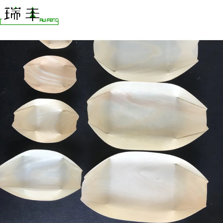 
China wholesale disposable party wood japanese pine wood sushi boat 
