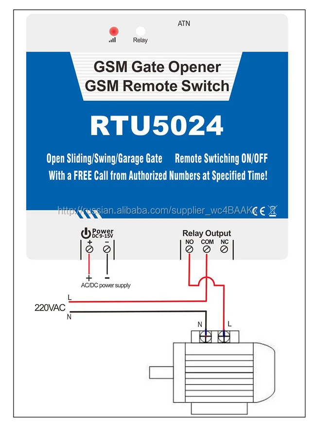  GSM Реле Переключатель Gate Opener Контроллер Доступа