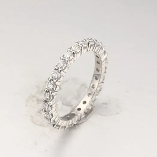 
Hot Sell Starsgem Fashion Pt950 Platinum Wedding Rings Lab Grown Diamond Ring For Women 