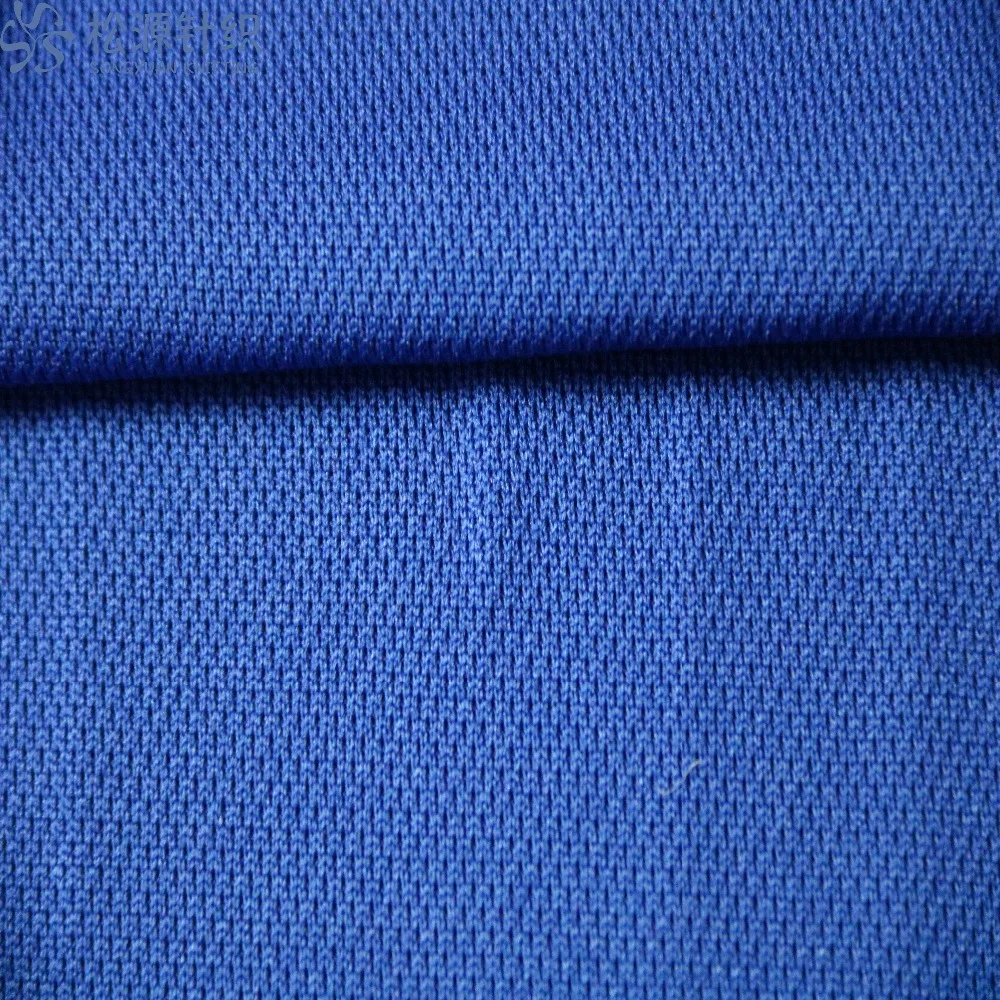 100% Polyester weft knitting dry fit jersey golf polo shirt sport fabric