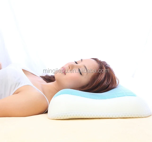 Ergonomic Sleeping Pillow, Cold silicon gel memory foam pillows
