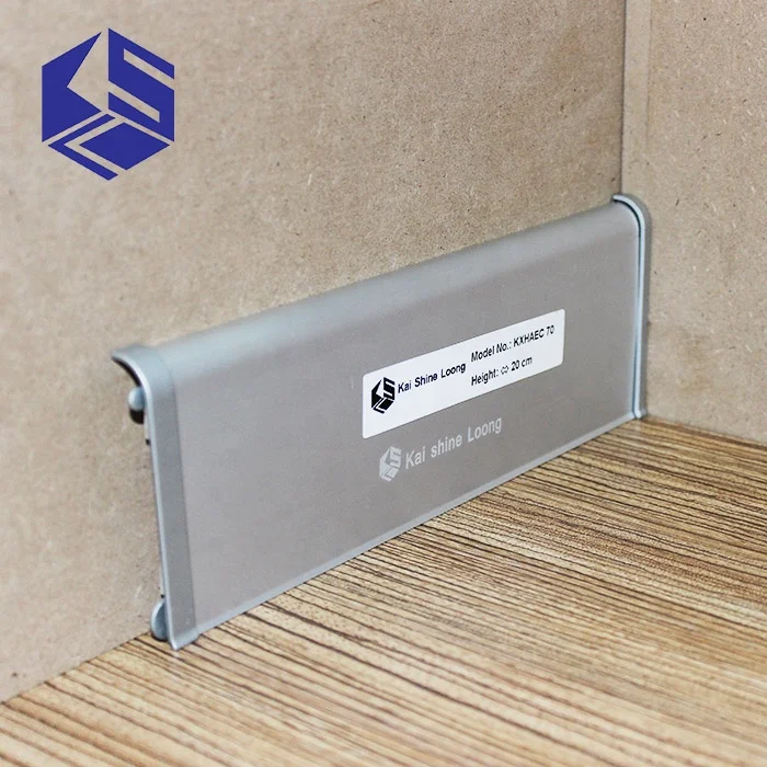 High quality modern style anodize aluminum floor plinth