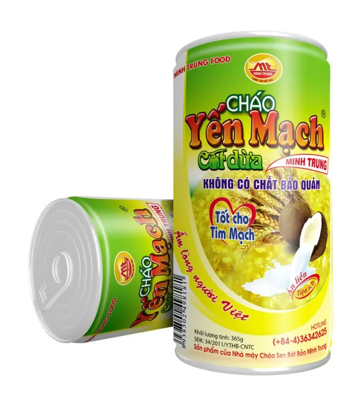 
 Зерна овса и суп из кокосового молока  