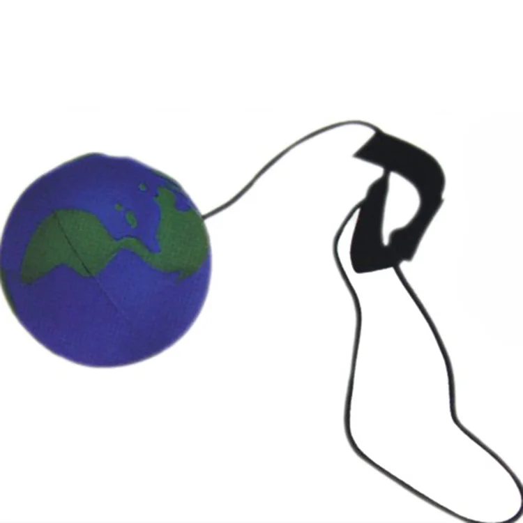 
custom 6.3cm tennis stress balls pu stress yoyo globe ball 