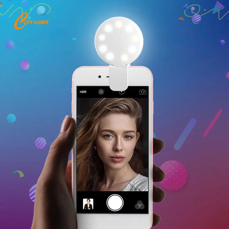 Fill light 9 leds Hot selling led selfie ring light