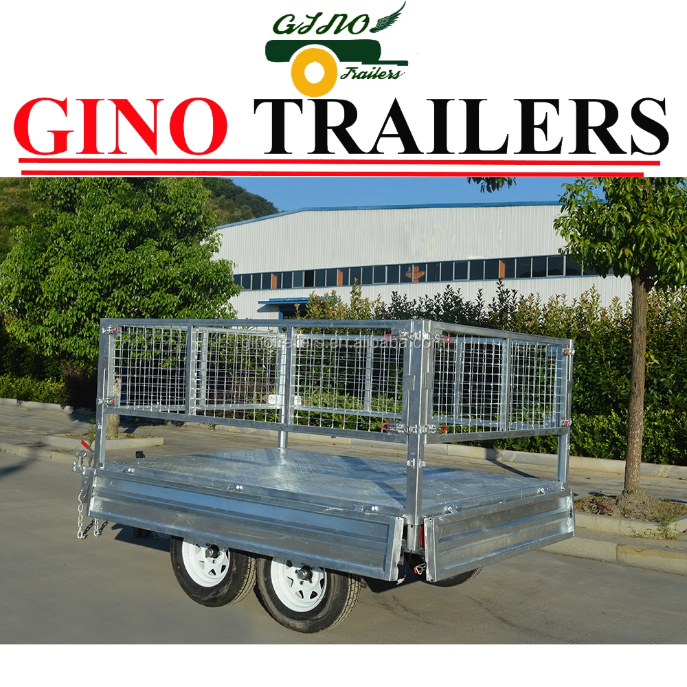 
10*6 hydraulic tipper with 3.5ton loading 4x4 utility trailer 