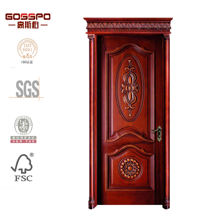 
carving design antique wood housing entrance door 