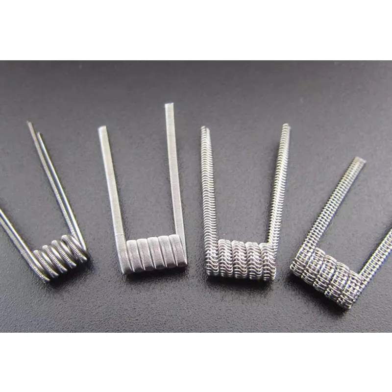  Ni 90 SS 316L clapперехват Alien V2 Тройная витая катушка для вейпа clapton Wave Flat PAPALLEL CLAPTON