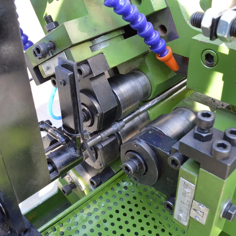 Full automatic tube knurlizing making machine sparking plug thread rolling machine in China