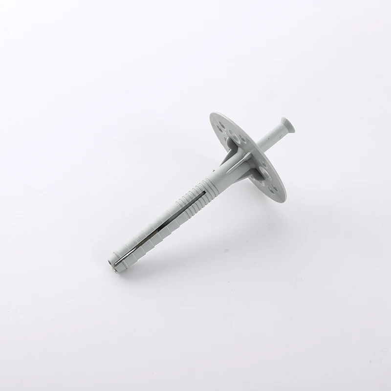
plastic insulation anchor with steel nail/wall anchor 