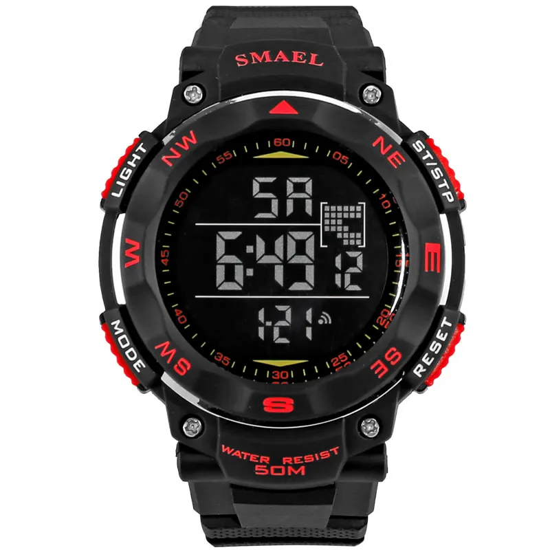 SMAEL mutil function  men watch 1235  digital men sport watch waterproof