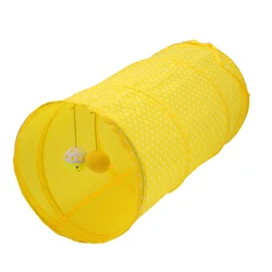 foldable cat tunnel with ball cat toy pet products wholesale in stock fast delivery cat toy