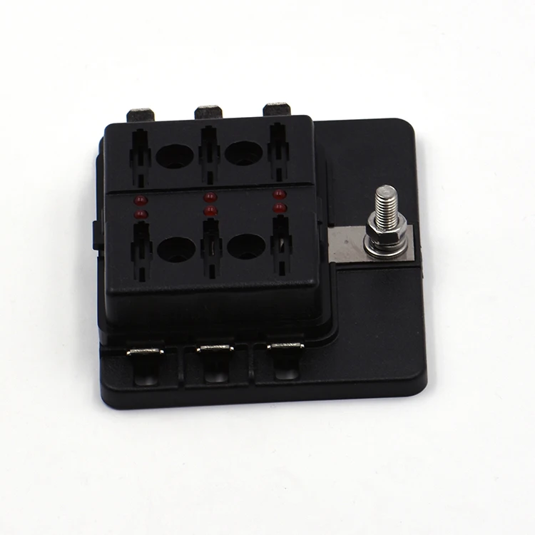 4/8 awg gauge agu fuse holder distribution block 4 gauge in to (2) 8 gauge out