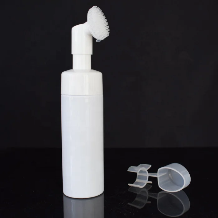 pet facial cleanser foam bottle mousse bottle Cleansing brush bottle from factory 100ml 120mnl 150ml 180ml 200ml