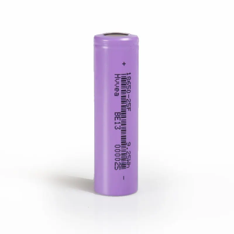 
Ec (ROHS) по запрещению применения опасных веществ, бис утвержден ICR18650-25F 3,7 V 2500mah цилиндрический 18650 литий-ионная аккумуляторная батарея для массовых грузов 