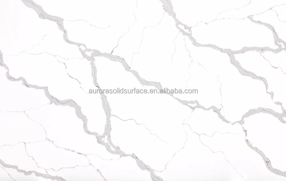 
Veined Collection Calacatta White Quartz Stone/Calacatta White Quartz Slabs 