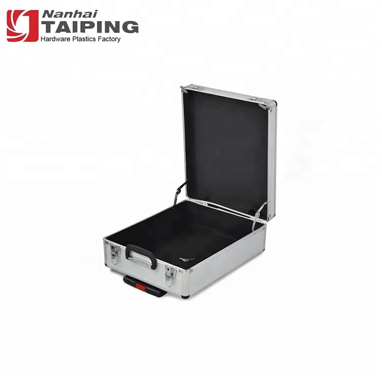 Topeakmart Tool Aluminum Portable Case hard carrying grooming  storage case portable aluminum tool box