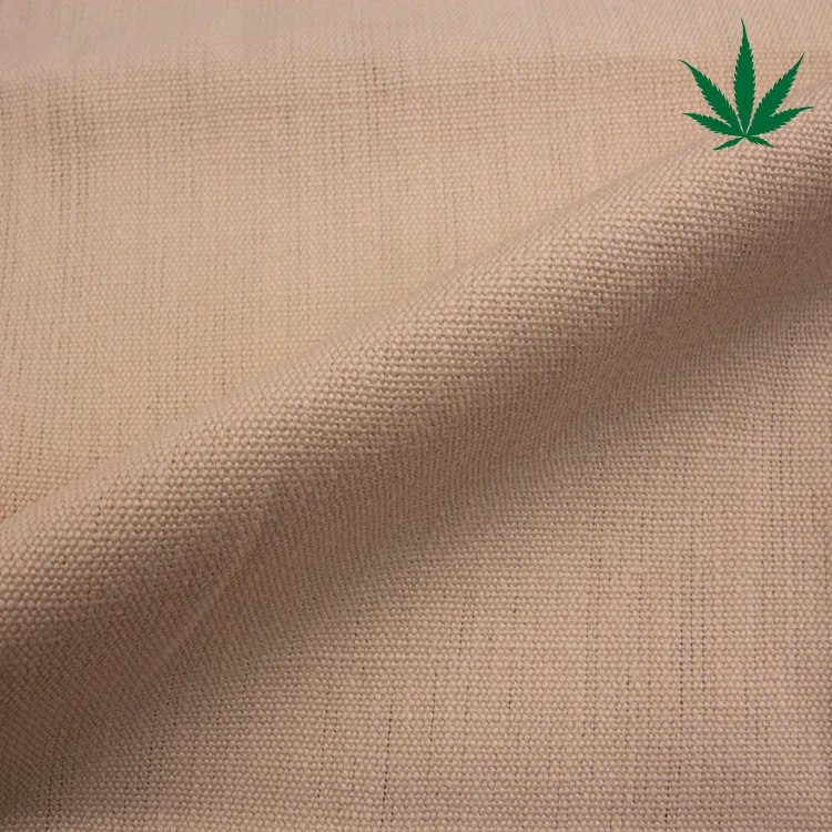 eco-friendly 100%  hemp fabric hemp natural hemp canvas for bag